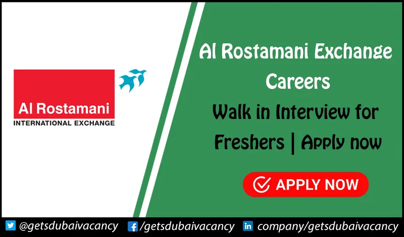 Al Rostamani Exchange Careers