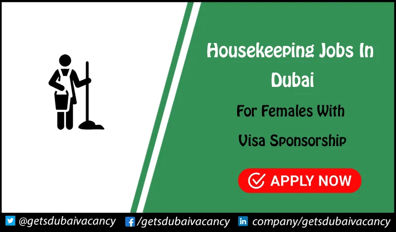 Housekeeping Jobs in Dubai