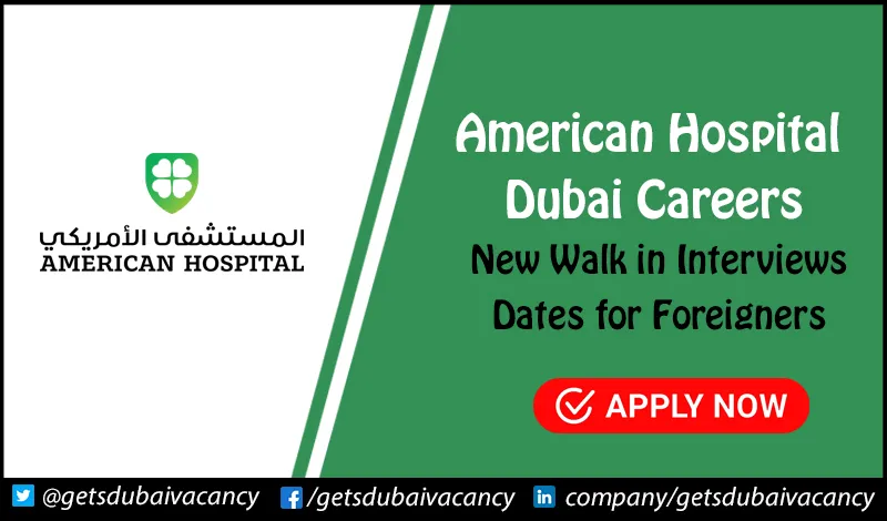 American Hospital Dubai Careers